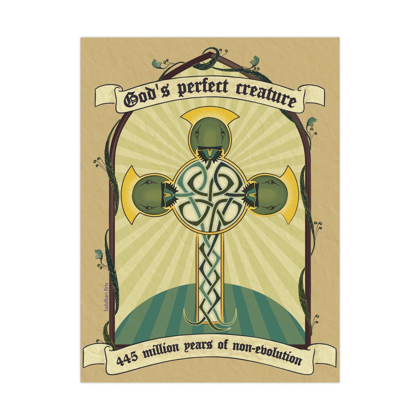 Horseshoe Crab, God's Perfect Creature - Poster - Sadalbari Arts