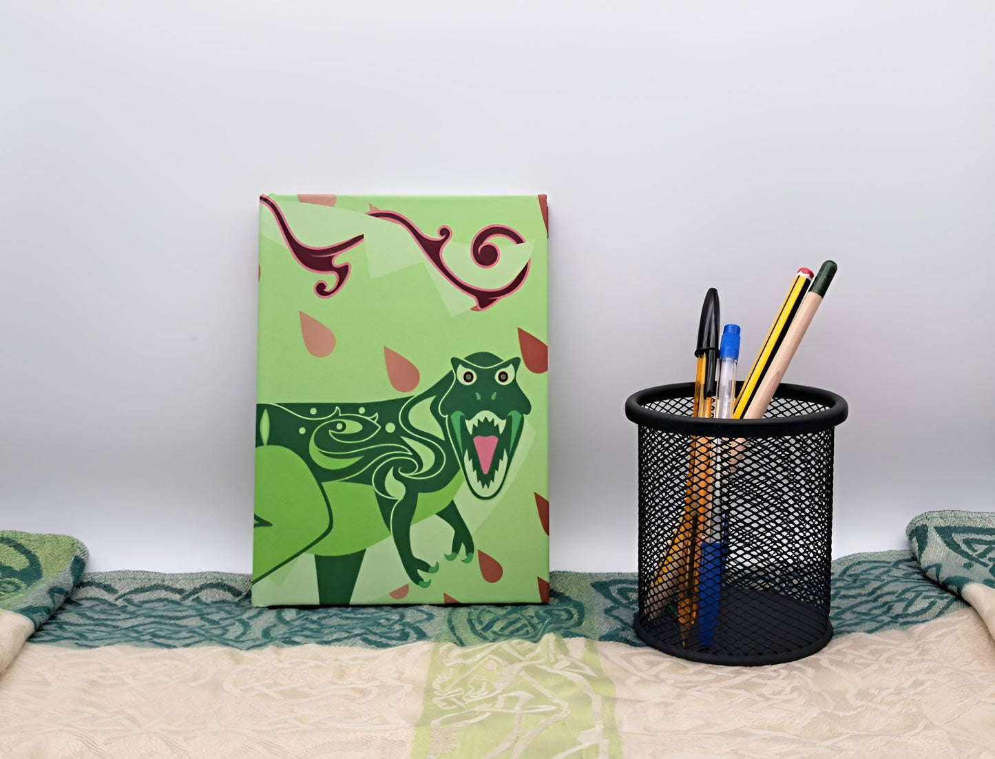 Tyrannosaurus Rex Hardcover A5 Journal - Paper products - Sadalbari Arts